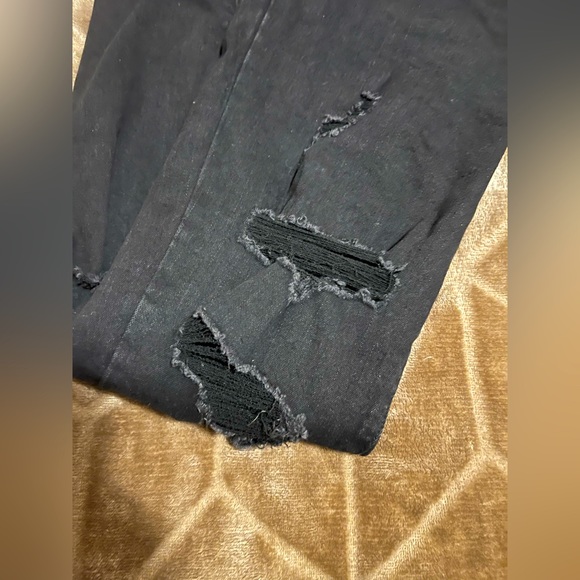 Urban Planet- Black Distressed Jeans - Picture 3 of 6